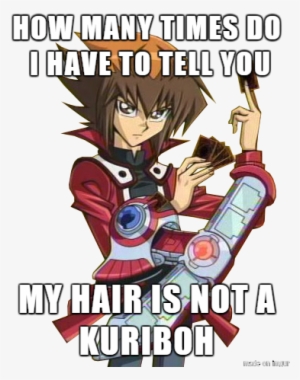 Your Hair Looks Like A Kuriboh - Jaden Yuki Kuriboh Hair