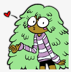 Green Clip Art Leaf Cartoon Organism Tree Fictional - Star Vs The Forces Of Evil Girl Characters