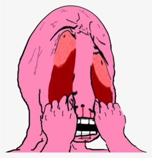 170 Kb Png - Angry Pink Wojak