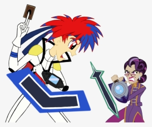 #1256310 - Artist - Edcom02, Artist - Jmkplover, Crossover, - Mlp Yugioh Arc V