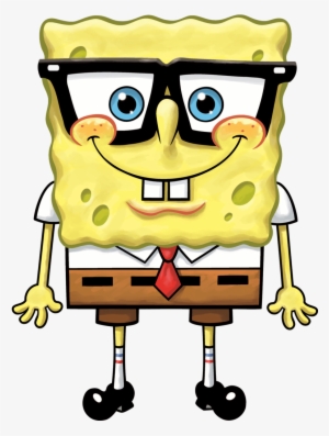 Download This Image Spongebob Artwork Jellyfishing - Spongebob With Glasses