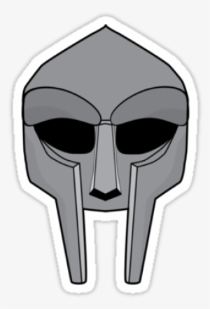 Mf Doom Mask Outline - Mf Doom Mask Drawing - 375x360 PNG Download - PNGkit