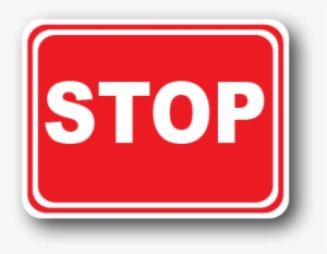 Durastripe Red Stop Rectangular Floor Safety Sign - Bristol International Balloon Fiesta