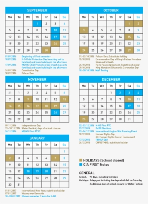 Cambodian Calendar 2016 Holiday