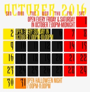 Dates & Hours Of Operation - Number
