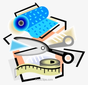 Garment Or Apparel Industry, Scissors Royalty Free - Garment Industry Clipart