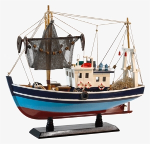Mediterranean Sailboat Model Ornaments Small Wooden - Boat