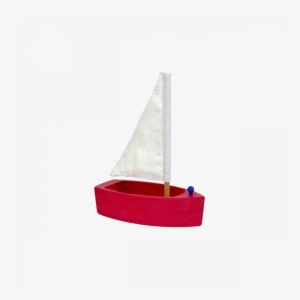 Wooden Sail Boat - Toy Sailboat