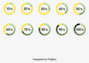 Percentage Of Ring Progress, Vector Png, Percentage, - Portable Network Graphics
