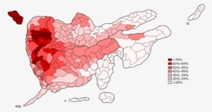 Percentage Of Daily Speakers - Map