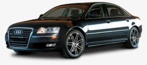 Audi A8 Black Car Png Image - 2010 Audi A8l Quattro