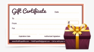 Candles And Cake Birthday Gift Certificate Template - Happy Birthday Gift Voucher
