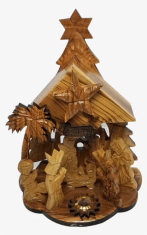 Olive-wood Handicrafts Nativity - Christmas Day