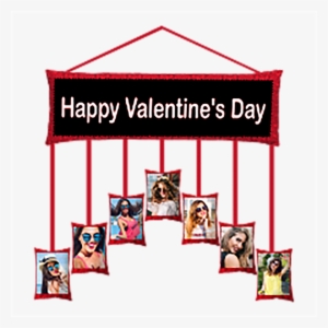 Gift For Her - Fabric Collage Wall Clinger