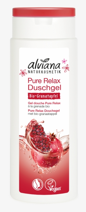 Pure Relax Organic Pomegranate Shower Gel - Alviana Hand Cream Q10pomegranate 75ml