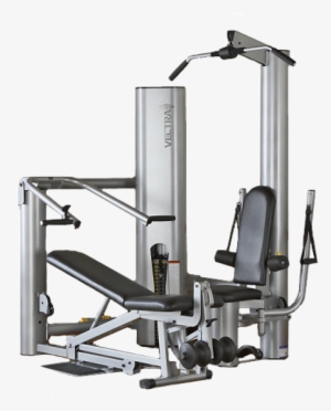 Vectra 1450 Weight Machine - Vectra 1450 Gym (silver Frame/black Trim)