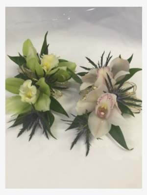 Double Cymbidium Orchid Corsage - Corsage