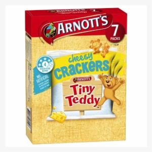 Tiny Teddy Cheesy Crackers 7 Pack - Arnott's Tiny Teddy & Spotty The Dog 8pk 184g
