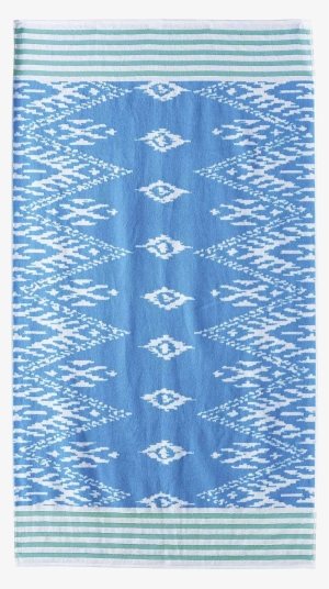 Dita Peacock Beach Towel - John Robshaw Dita Resort Towel, Size One Size - Purple