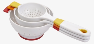 Crisp Set Of 3 Strainers / Colanders