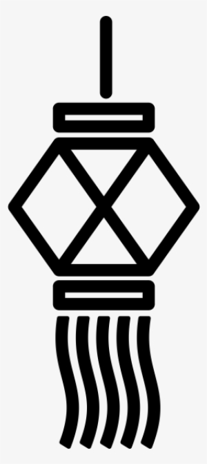 Diwali Sky Lamp Rubber Stamp - Diwali