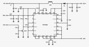 Schematic Of Stock, Unmodified "fancyboost" Led Driver - Laptop Led Backlight Circuit