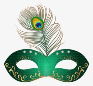 Kaz Creations Peacock Feather Mask Colours - Clipart Of Carnival Masks