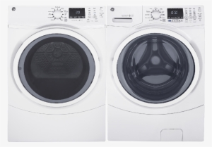 Ge® Front Load Laundry Pair White Gelaugfd45essmww - Ge Gfw450sskww Front-loading Washer - White