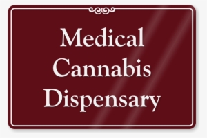 Medical Cannabis Dispensary Showcase Sign, 6in - Books Name Of Psychology