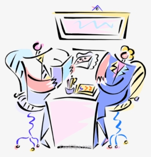 Job Interview Royalty Free Vector Clip Art Illustration - Clip Art