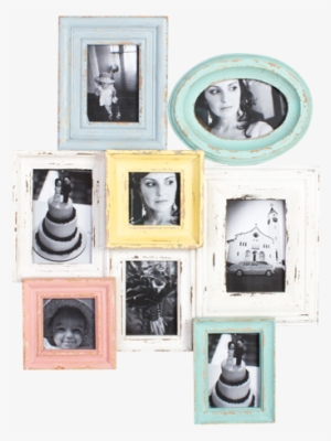 Rustic Multi Photo Frame Montage - Picture Frame