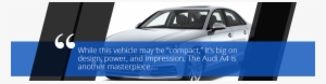 The Audi® A4 Falls Under The Category Of Compact Executive - Audi