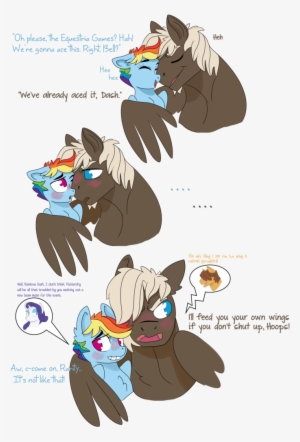 Dbkit, Blushing, Dumbbell, Dumbdash, Hoops, Hug, Male, - Cartoon