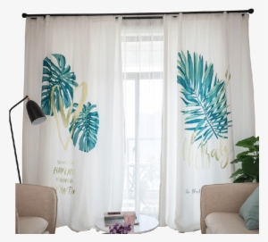 Nordic Ins Wind Curtains Finished Custom Banana Tree - Curtain