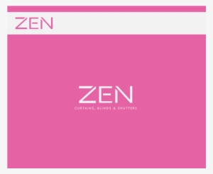 Logo Design By Sunny For Zen Curtains & Blinds - Window Blind