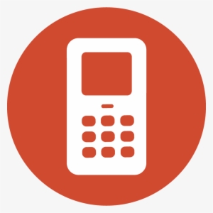 Icon Red Phone Circle Png