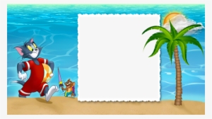 Tom And Jerry Summer Png Kids Frame - Tom And Jerry Frame
