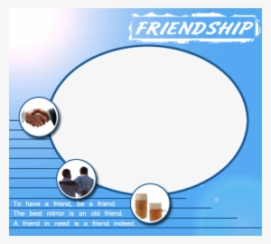 Photo Frame - Men Friendship - Painting