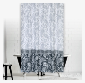 Damask Shower Curtain - Bumpy Gloss White Tiles Metro Bumpy Tiles White Wall