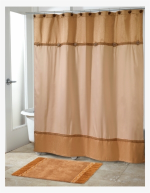 Braided Medallion Gold Shower Curtain Collection