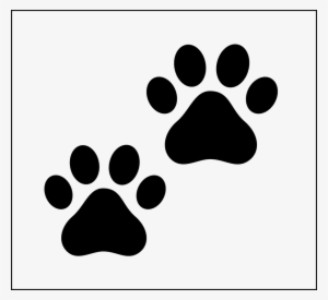 Svg Royalty Free Library Africa Clipart Kid - Paw Prints Clipart Black And White