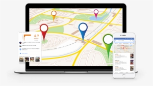 Get More Business Through Google Maps - Maps On Laptop Png