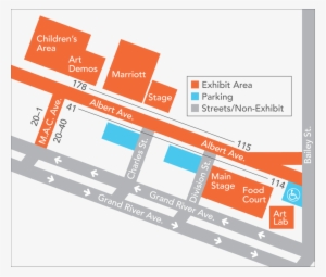 Website-map - East Lansing Art Festival