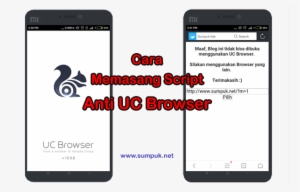 Cara Memasang Script Anti Uc Browser Dengan Mudah - Uc Browser