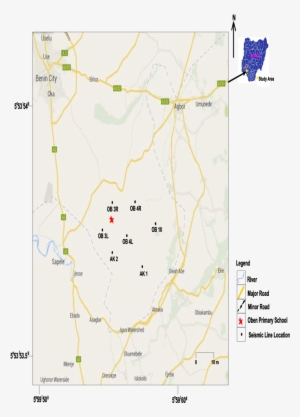 Location And Data Acquisition Map Of The Study Area - Atlas
