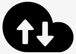 Fetch Cloud Network Arrow Up Down - Up Down Arrow Icon White