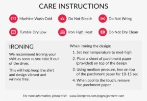 Garment Care - Clothing