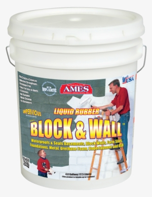 Ames Block & Wall Rubberized Acrylic Coating