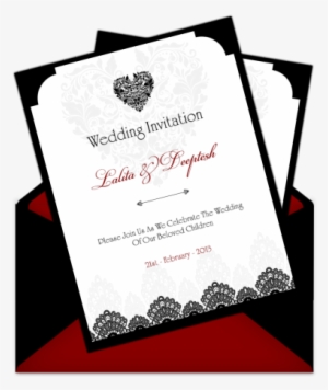 Letter Style Email Indian Wedding Card Design 86 Email - Letters For Weddings Designs