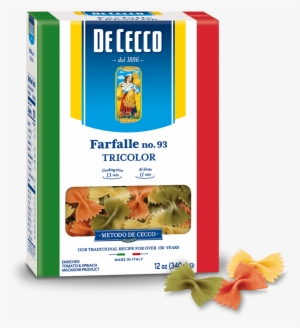 93 Tricolor - De Cecco Dur Whole Wheat Penne 500g (500g)